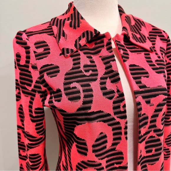 Ming Wang Petite Knit Blazer Jacket Open Front - Picture 5 of 7